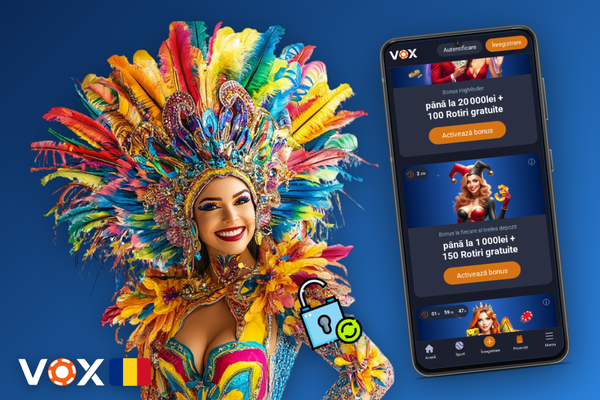Activează bonusul fără depunere VOX Casino introducând codul promoțional auriu