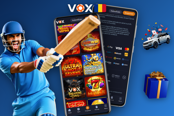 Notificare push cu bonus nou afișată pe ecranul aplicației VOX Casino