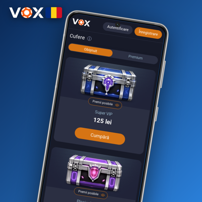 Aplicația VOX Casino cu mii de sloturi și jocuri de masă în lobby