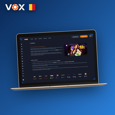 Notificări de promoții și bonusuri direct pe desktop la VOX Casino pe calculator