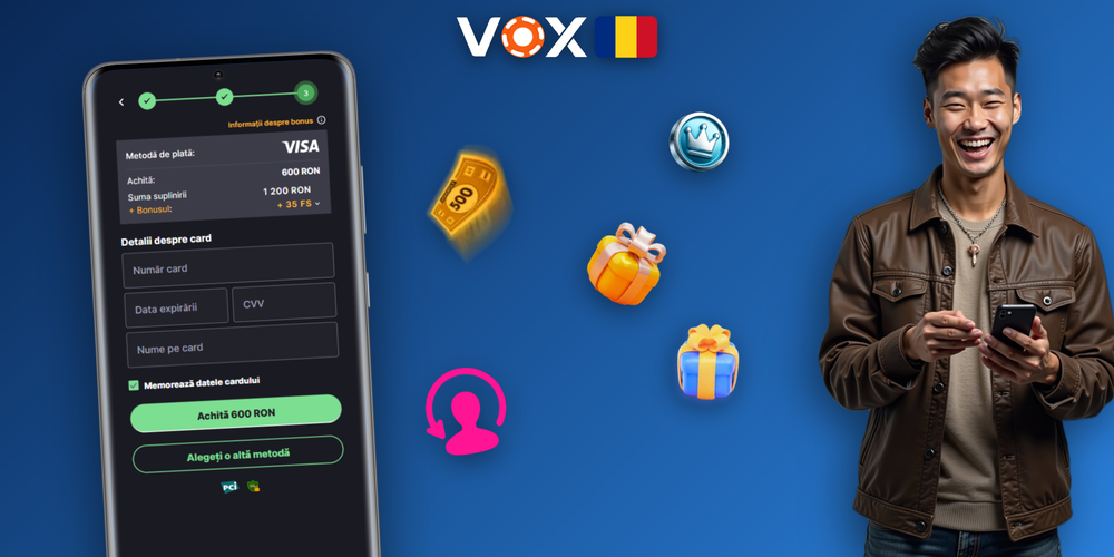 Cum retrag la VOX Casino: Visa, Mastercard, Skrill, Neteller și criptomonede disponibile
